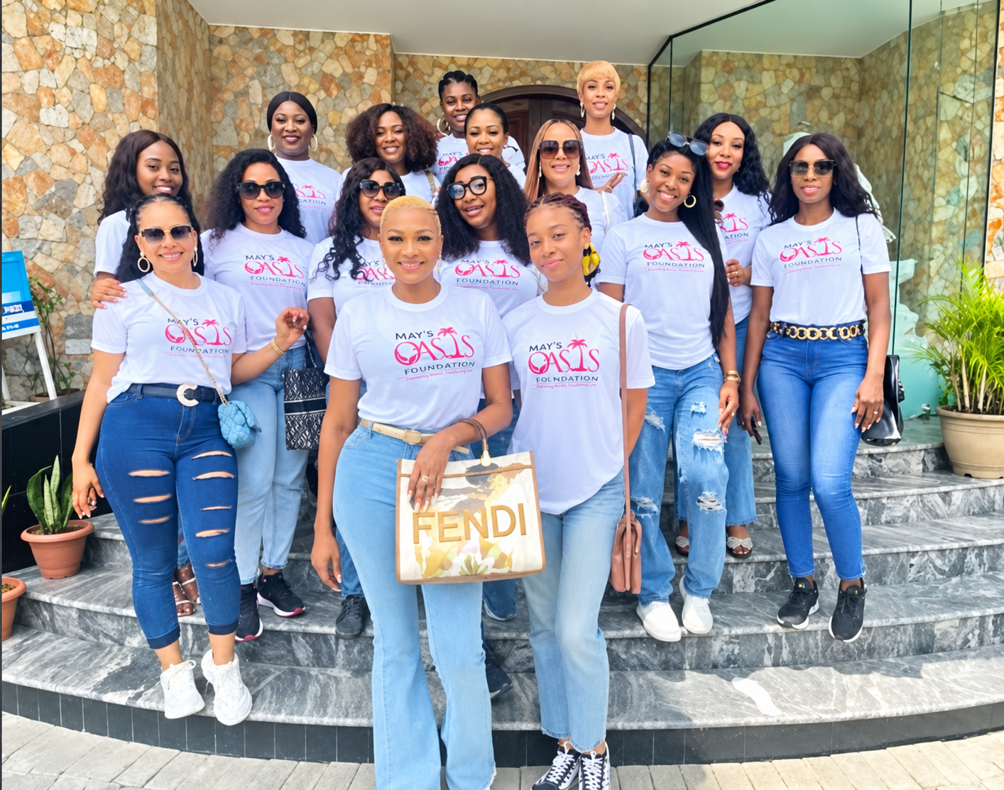 May's Oasis Foundation members gathered together